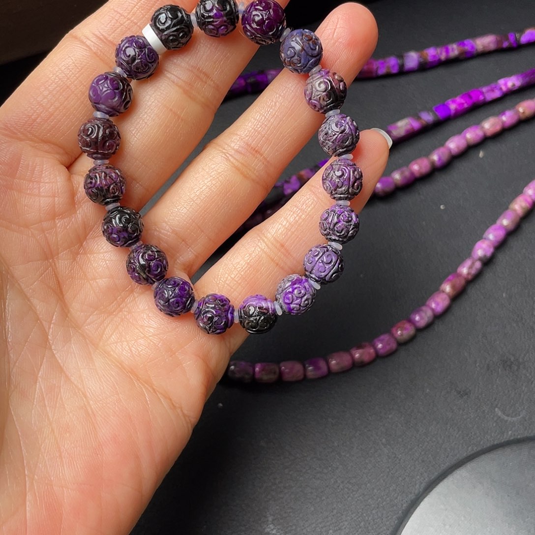 苏纪石（舒俱来）未镶嵌手链