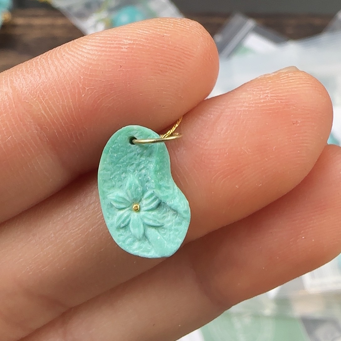 绿松石珠宝半成品未镶嵌