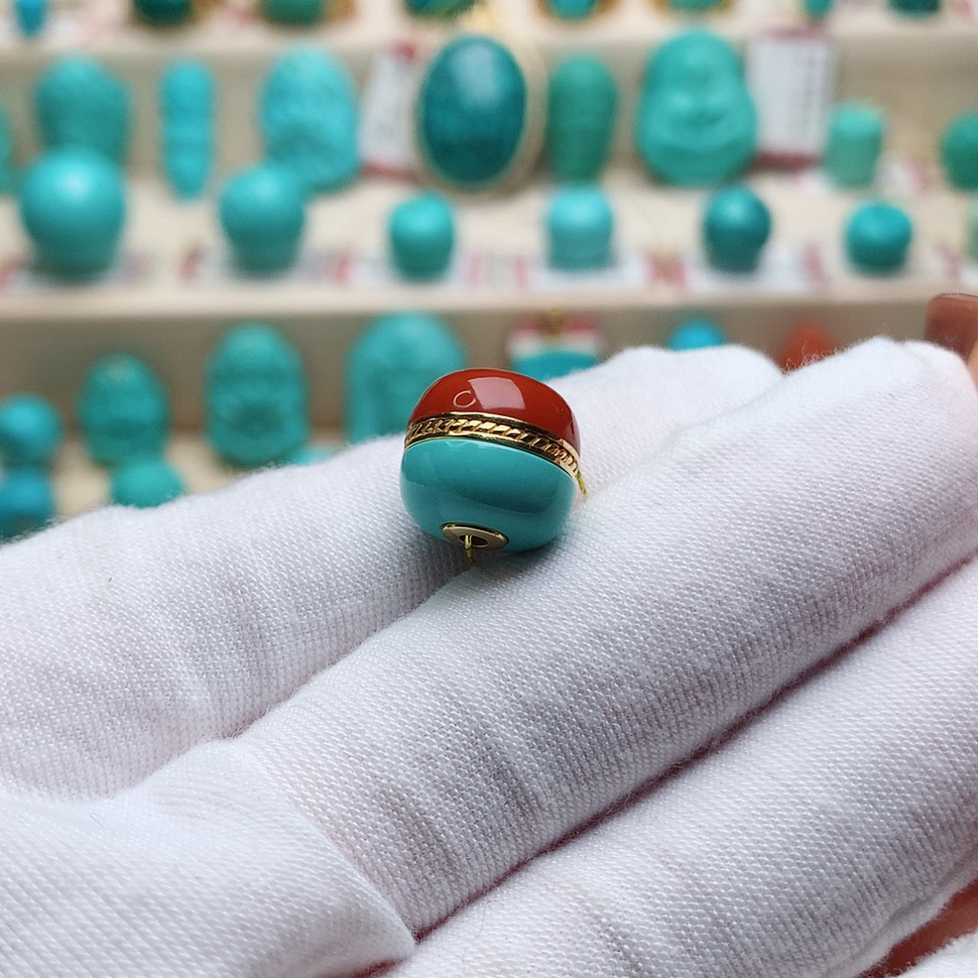 绿松石配饰未镶嵌崔*杨