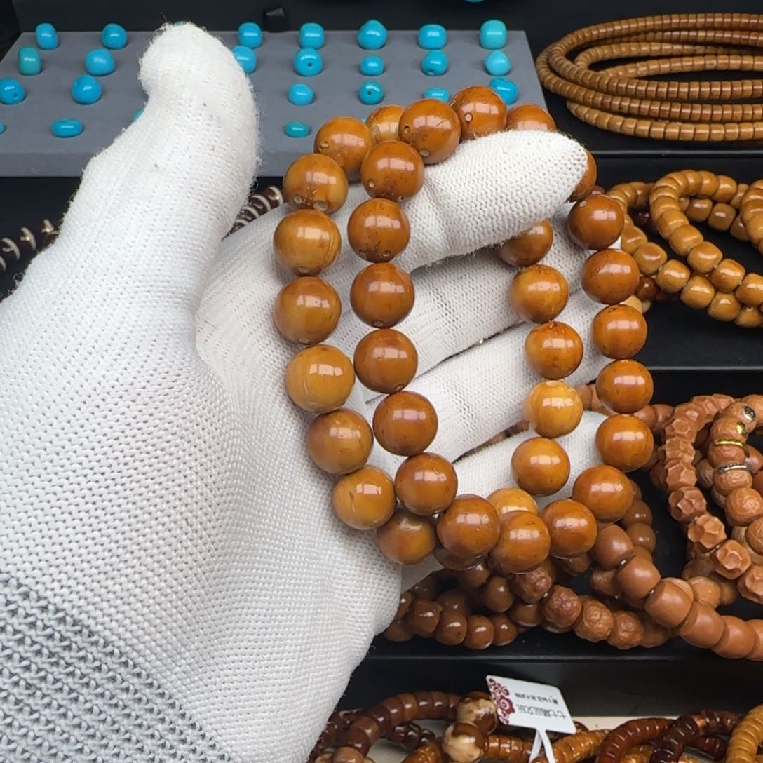 紫金鼠手串紫金鼠纯色光珠12mm