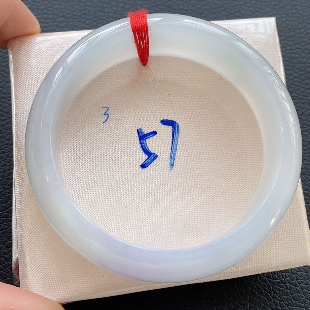 翡翠手镯未镶嵌6小冰紫小晴水底轮胎6