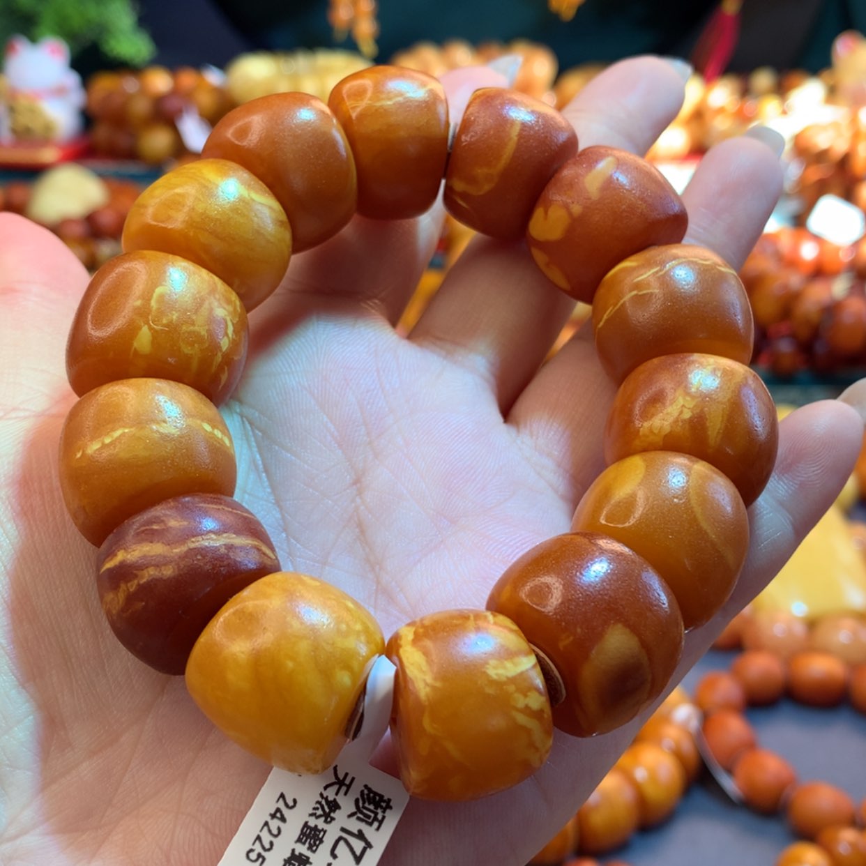 【闪购商品】蜜蜡手串未镶嵌蜜蜡手串