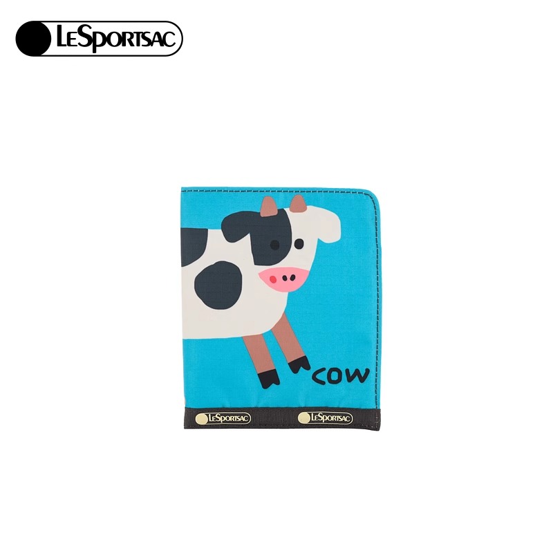 【商场同款】LeSportsac乐播诗逗鸭联名可爱奶牛差旅护照夹手拿包