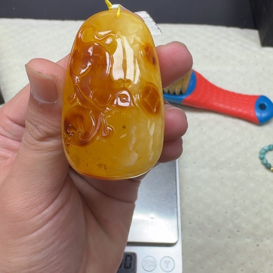 琥珀未镶嵌珠宝奇石496