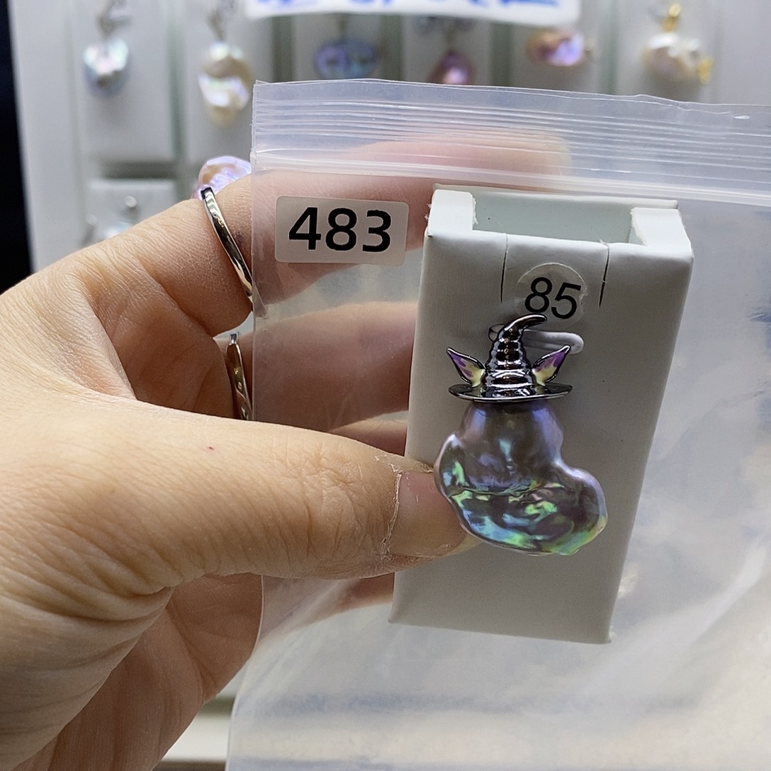 颈饰合金淡水珍珠