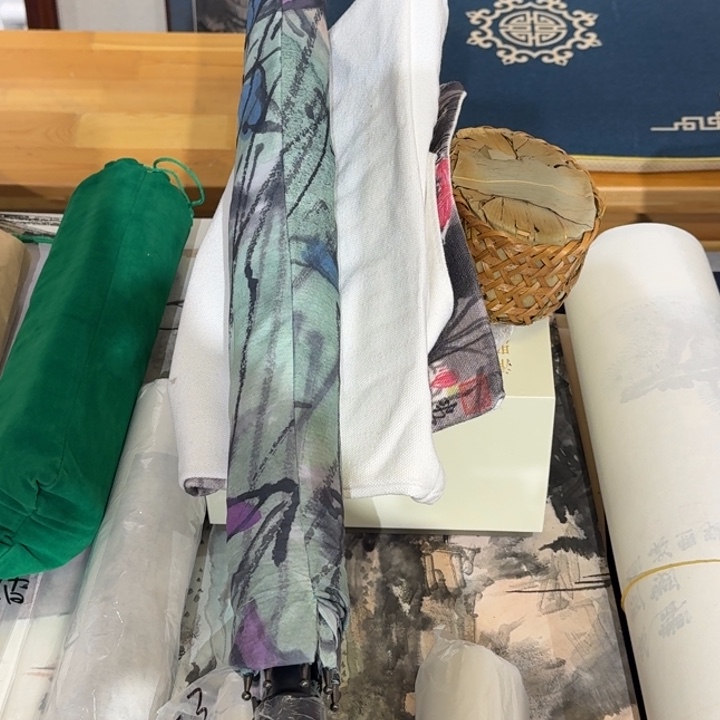 书法茶鼠标垫雨伞帆布包杯子茶