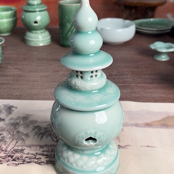 小米茶器龙泉青瓷