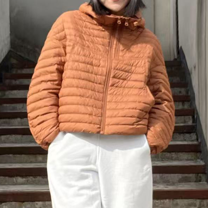 【竹外知时】日常休闲.必入必入.超轻云感排骨羽绒服