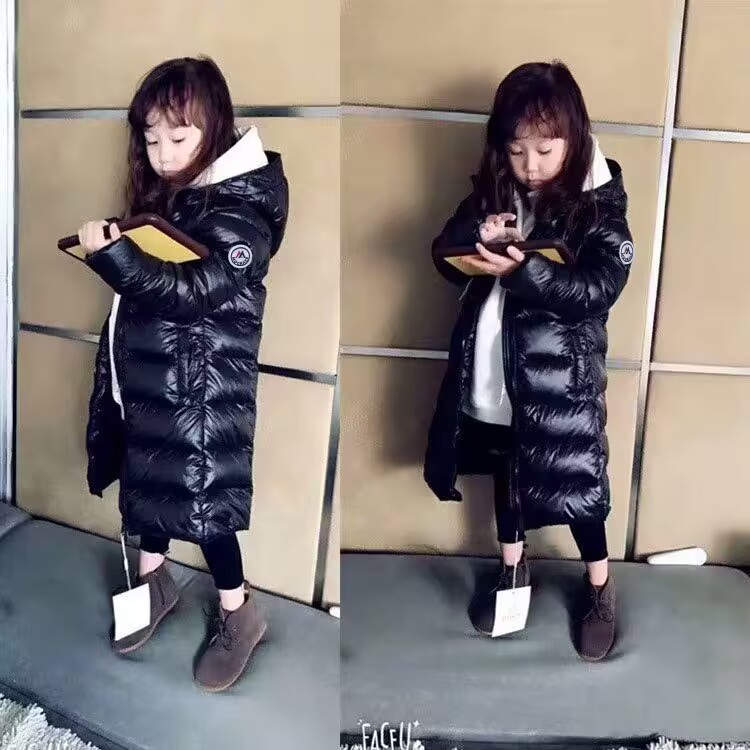 儿童羽绒服中长款童装女孩保暖洋气时尚加厚韩版过膝冬中大童外套