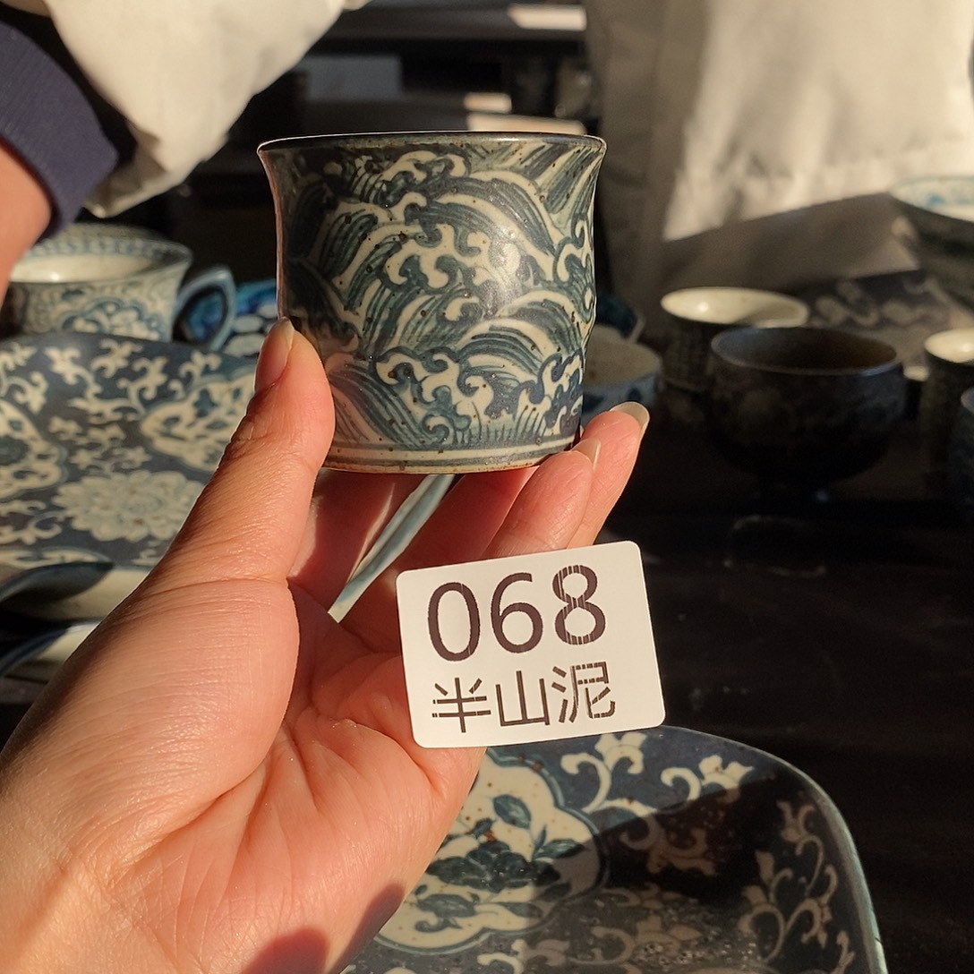 陶手工手绘青花高温陶瓷