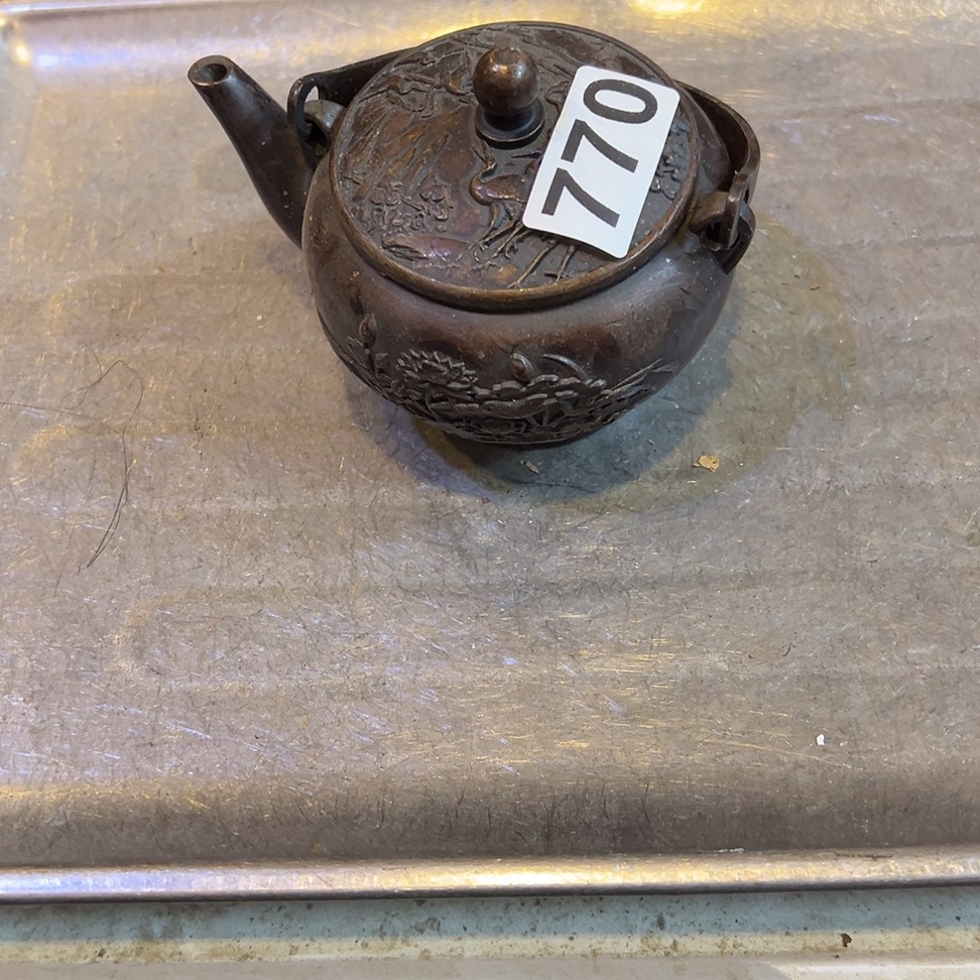 黄铜摆件，文房摆件