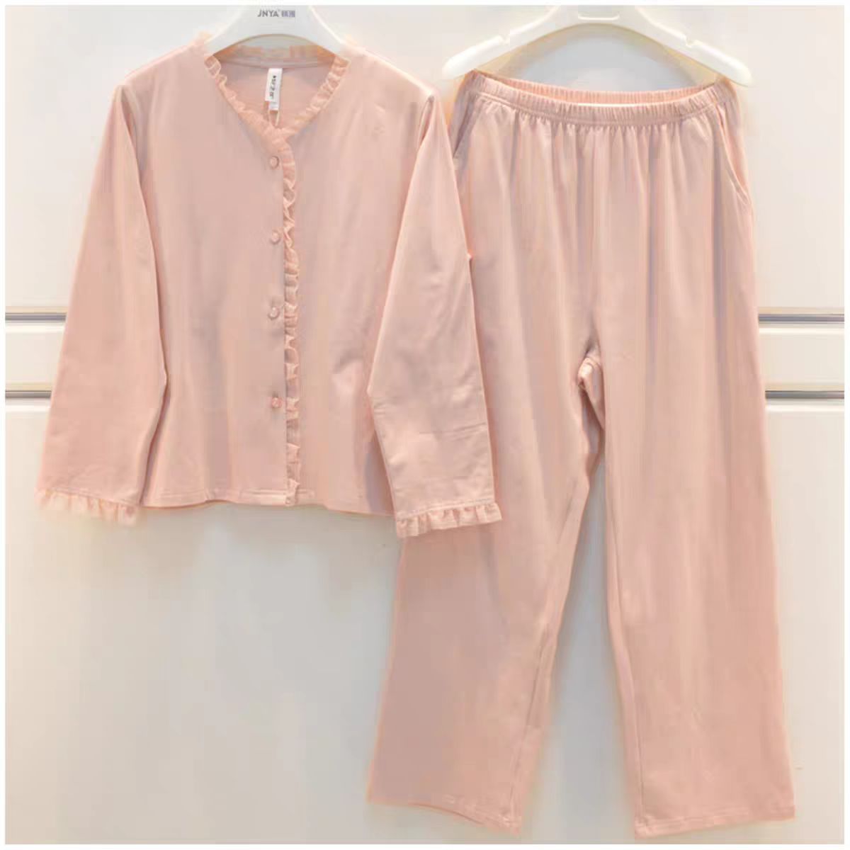 彩色品牌睡衣女士秋季家居服21980