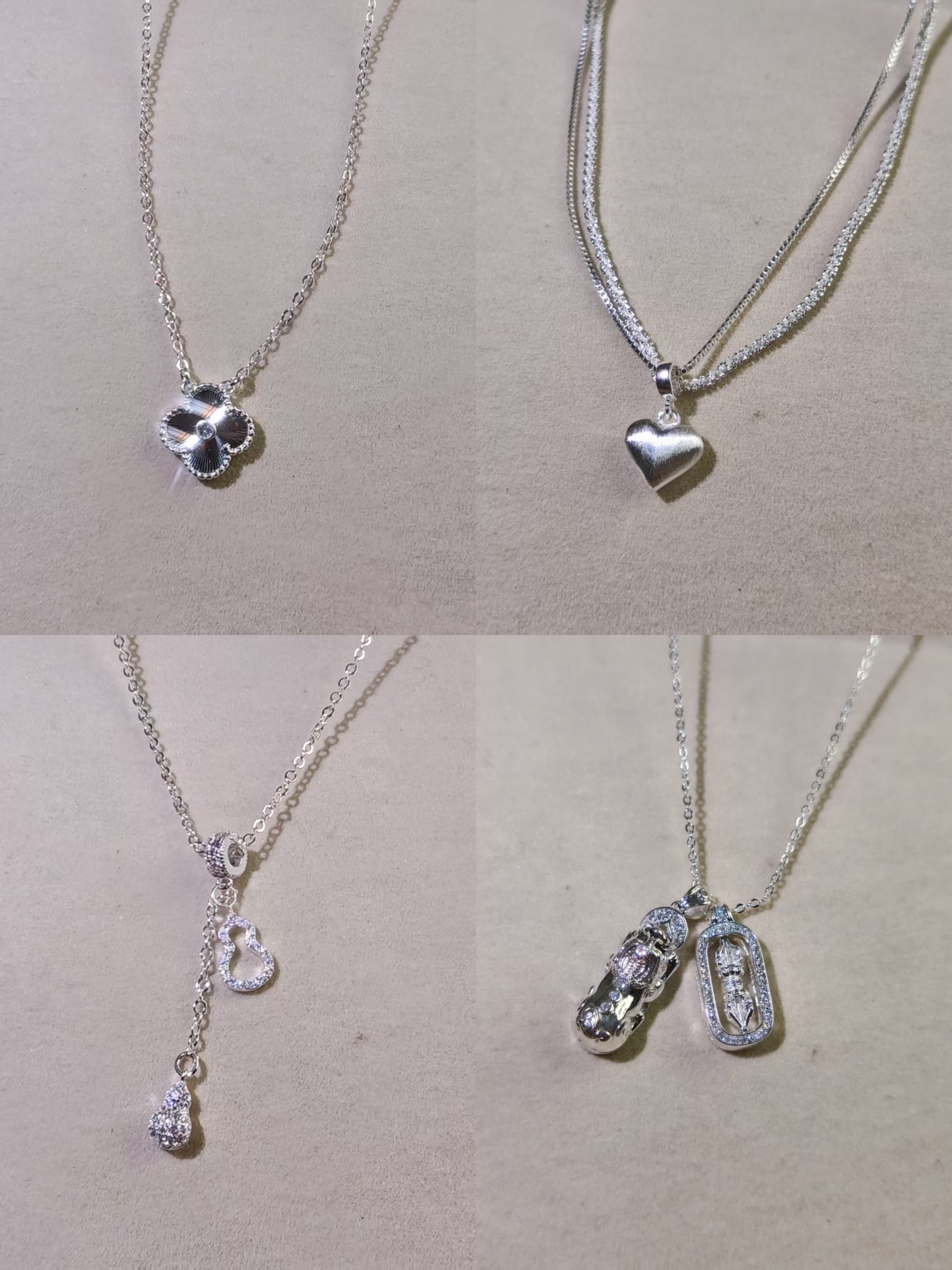 坠链均足银 999.9时尚百搭项链【PJ】