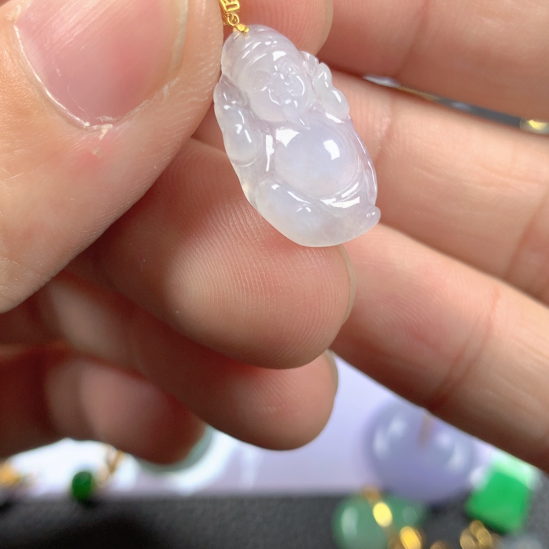 【闪购商品】翡翠18K金镶嵌颈饰翡翠