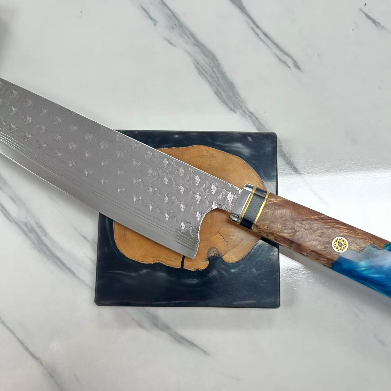 【根据主播指引拍】拾野作家用商用爱心纹切肉切菜菜刀（专属）