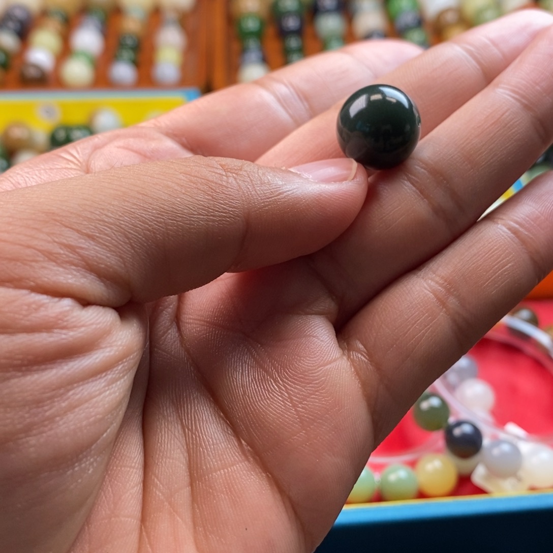 和田玉未镶嵌珠宝奇石卡14一细青玉y