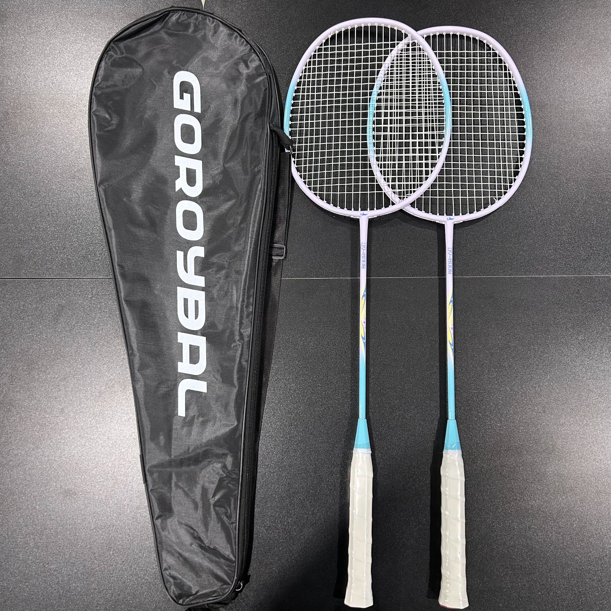 超轻羽毛球拍碳素耐用进攻型新手初学者运动双拍