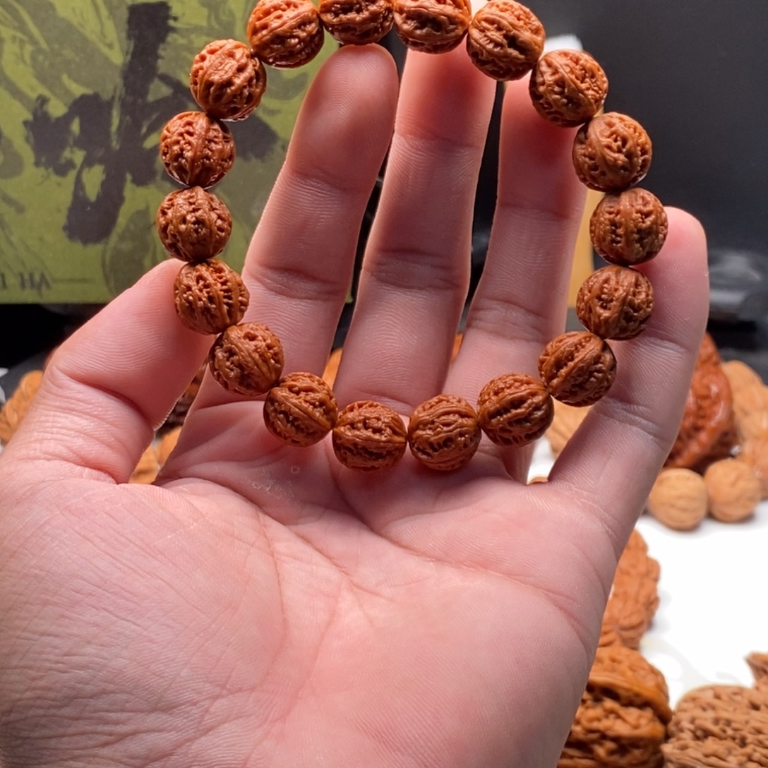 文玩核桃把件14京八棱