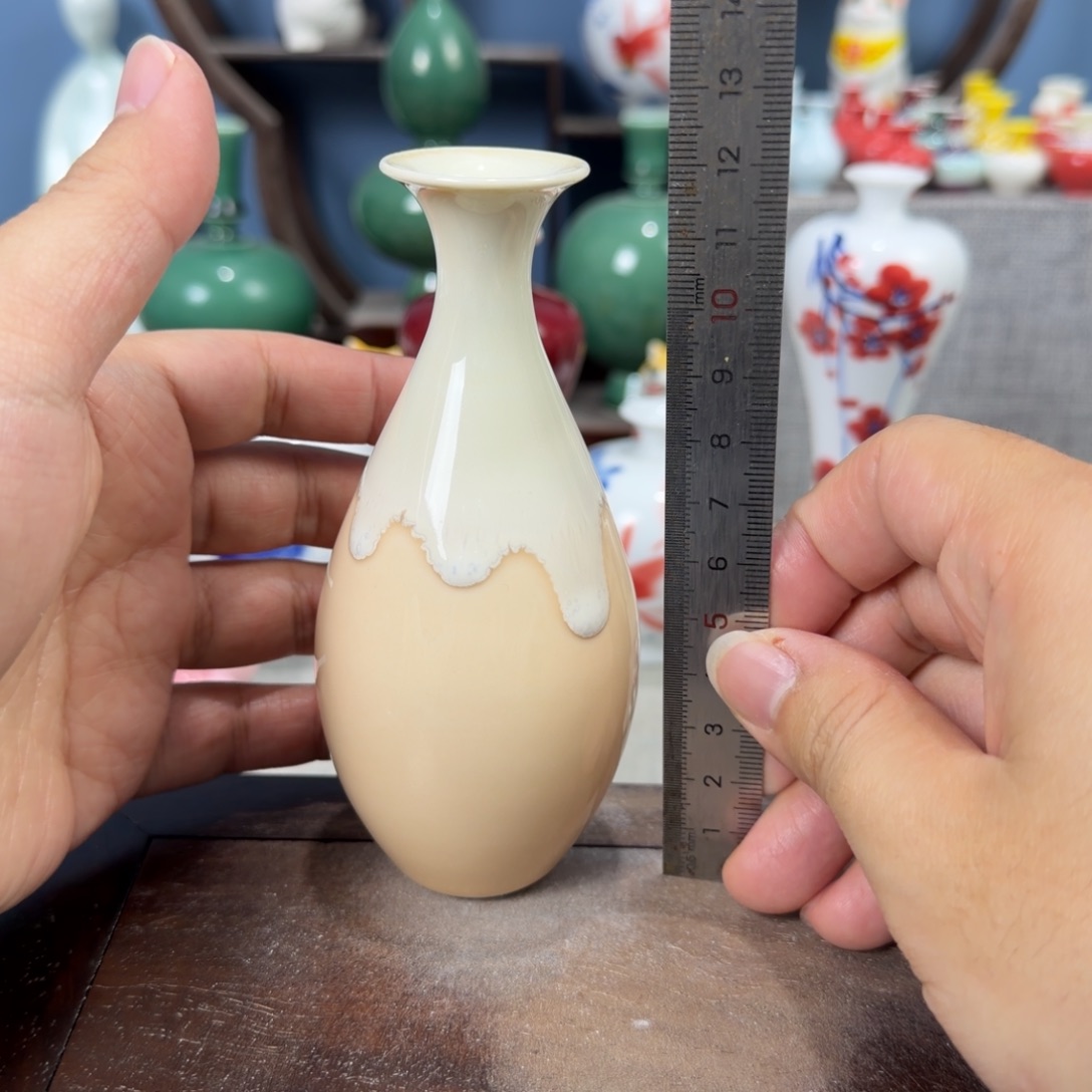 陶瓷手工小花器摆件