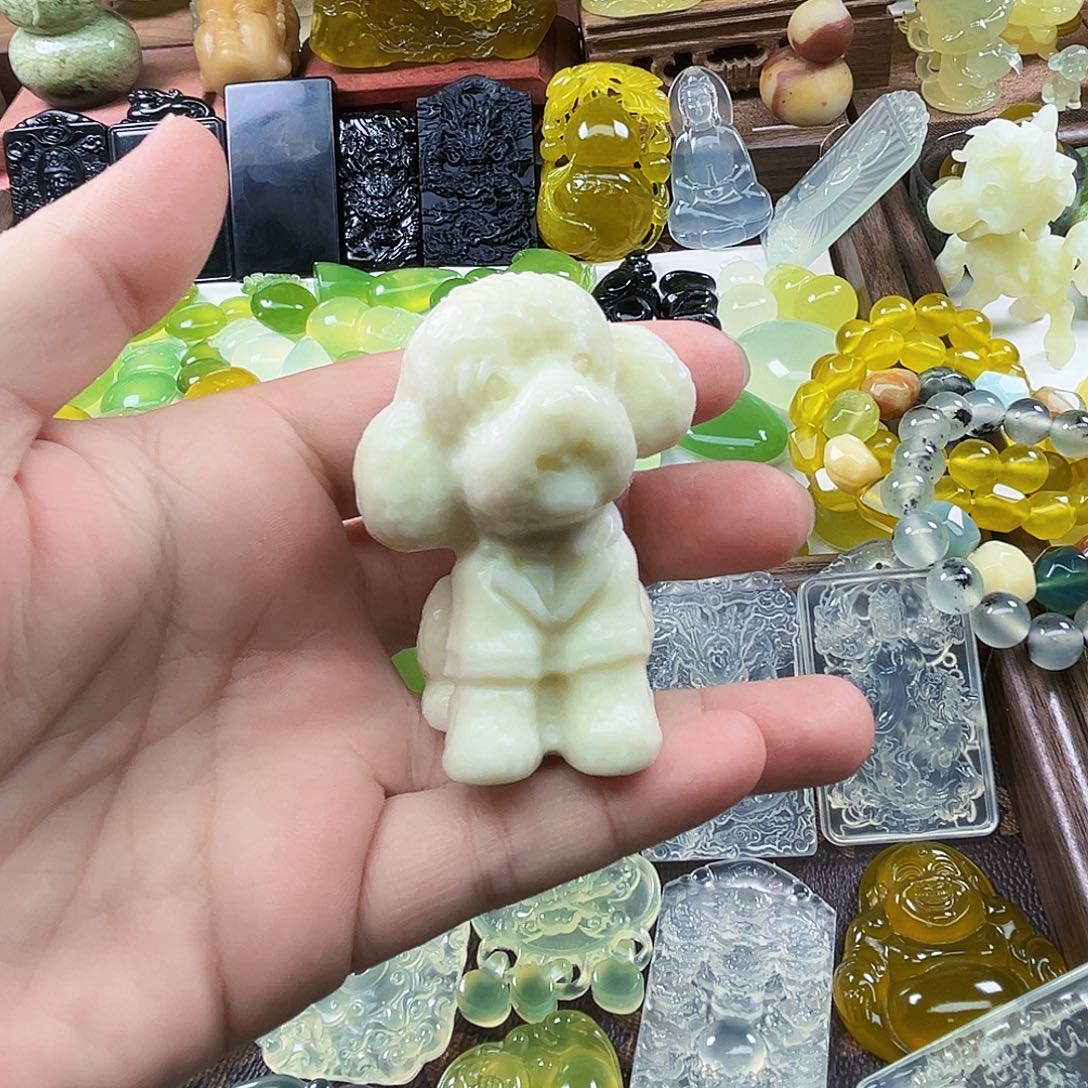 岫玉未镶嵌吊坠(不含链)