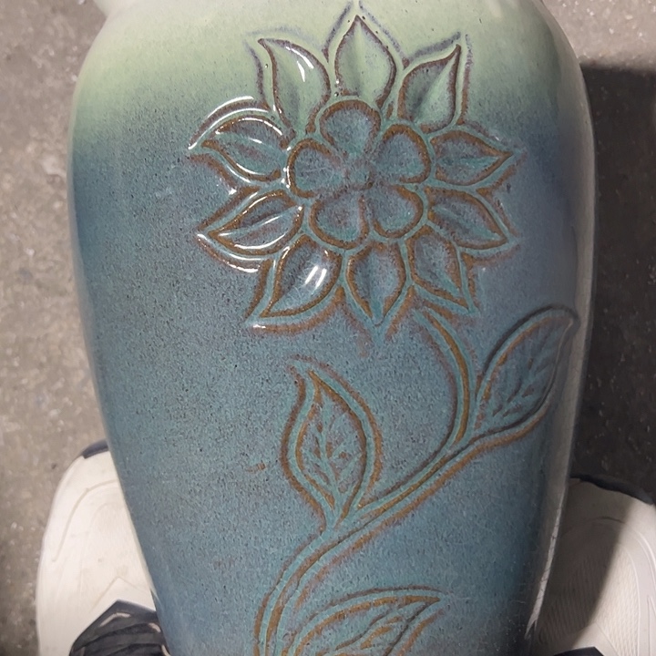 紫砂花盆高约30口约20