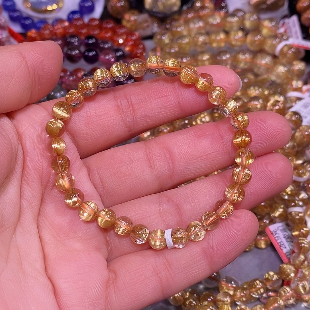 未镶嵌手链水晶金钛晶6