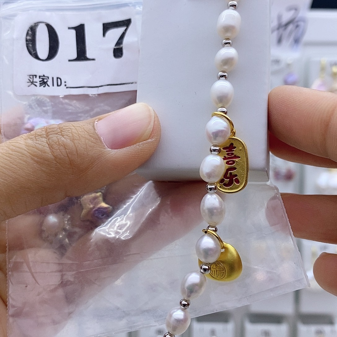 钛钢颈饰淡水珍珠