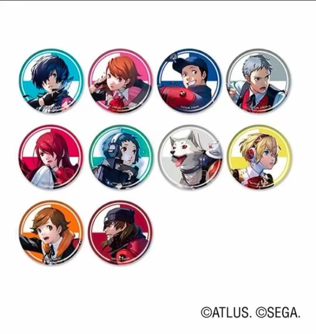 女神异闻录 p3 伊势丹联动吧唧徽章 正版日谷