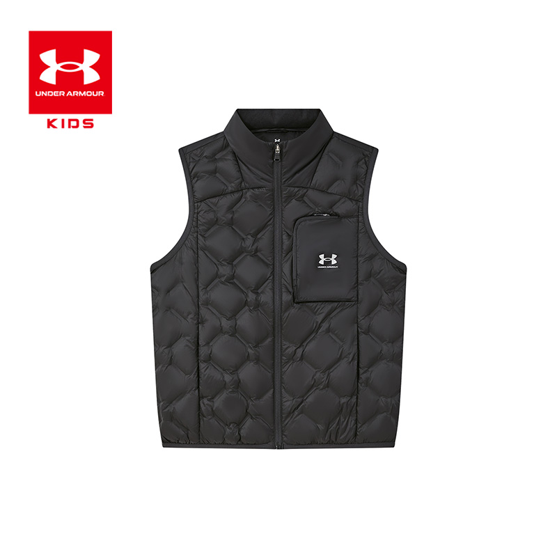 Under Armour/安德玛儿童26冬运动轻薄时尚立领保暖防风马甲6949