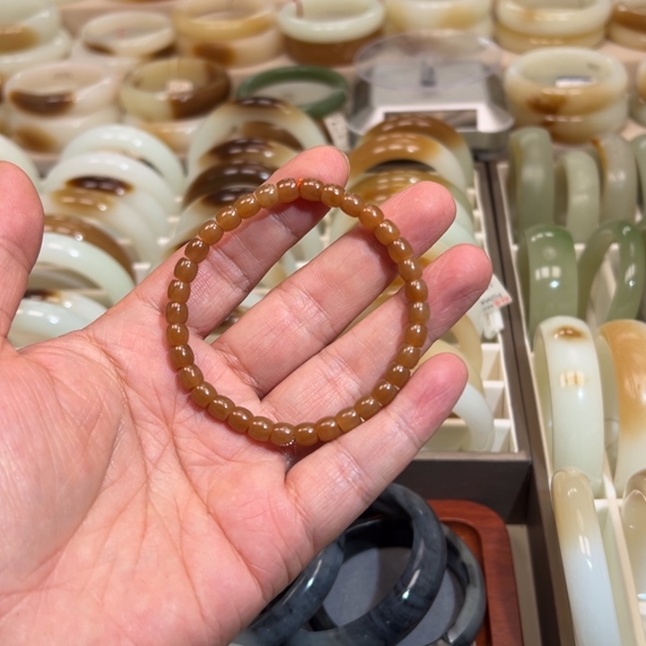 和田玉（糖玉）手链未镶嵌
