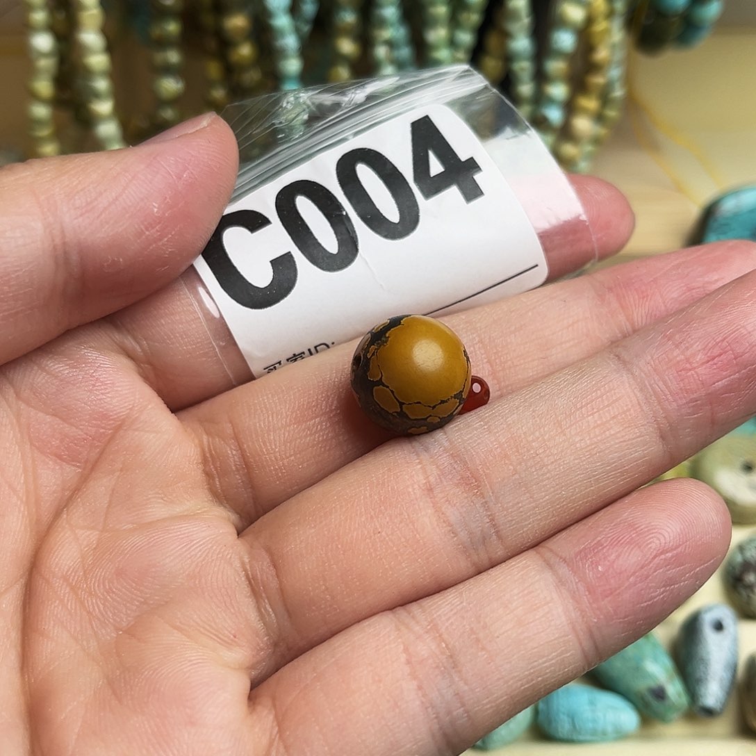 南红玛瑙配饰未镶嵌卡13.8