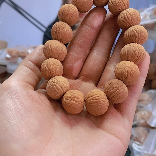 【闪购商品】把件文玩核桃凤羽手串猴头