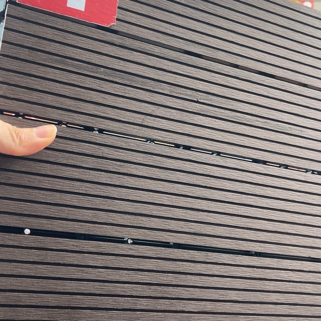 直纹拼花地板30×30浅咖色9平方