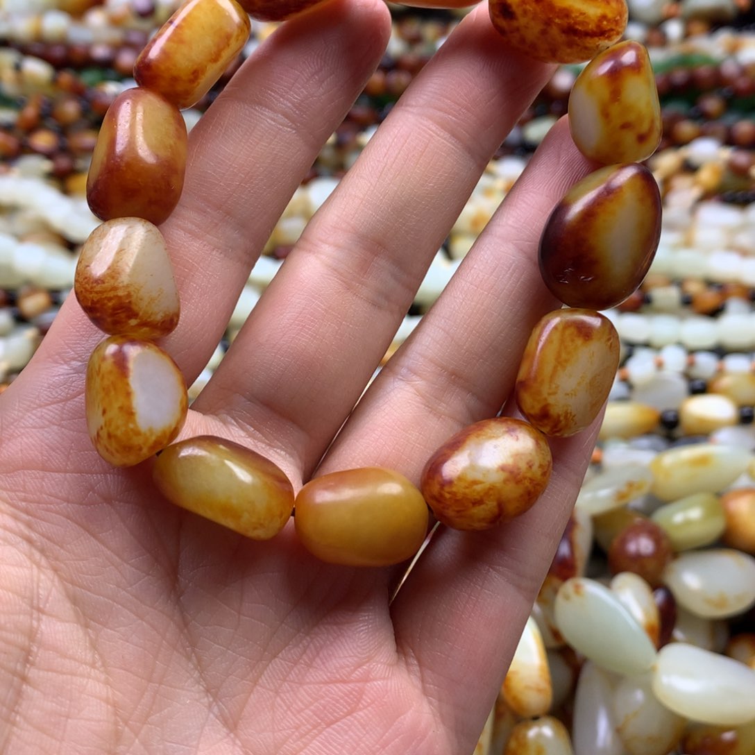 和田玉手链未镶嵌