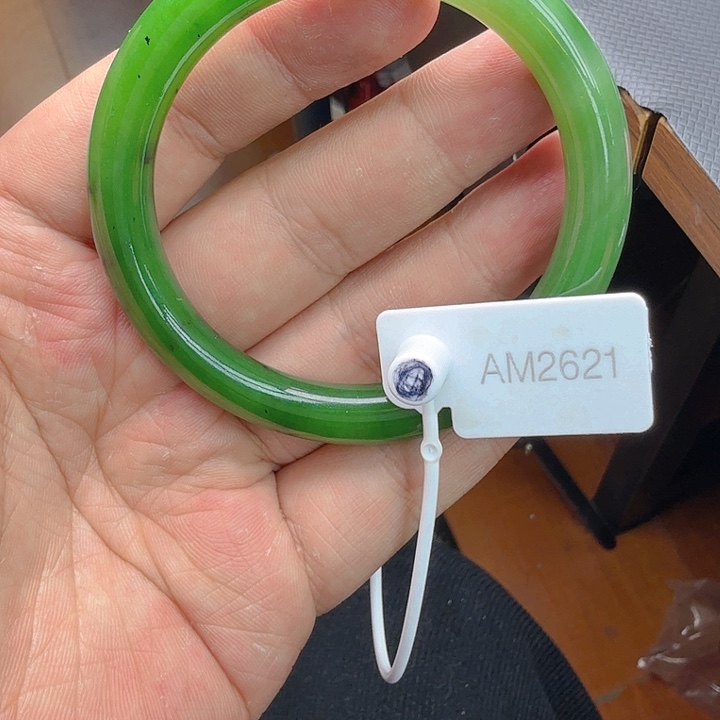 和田玉（碧玉）手镯未镶嵌60