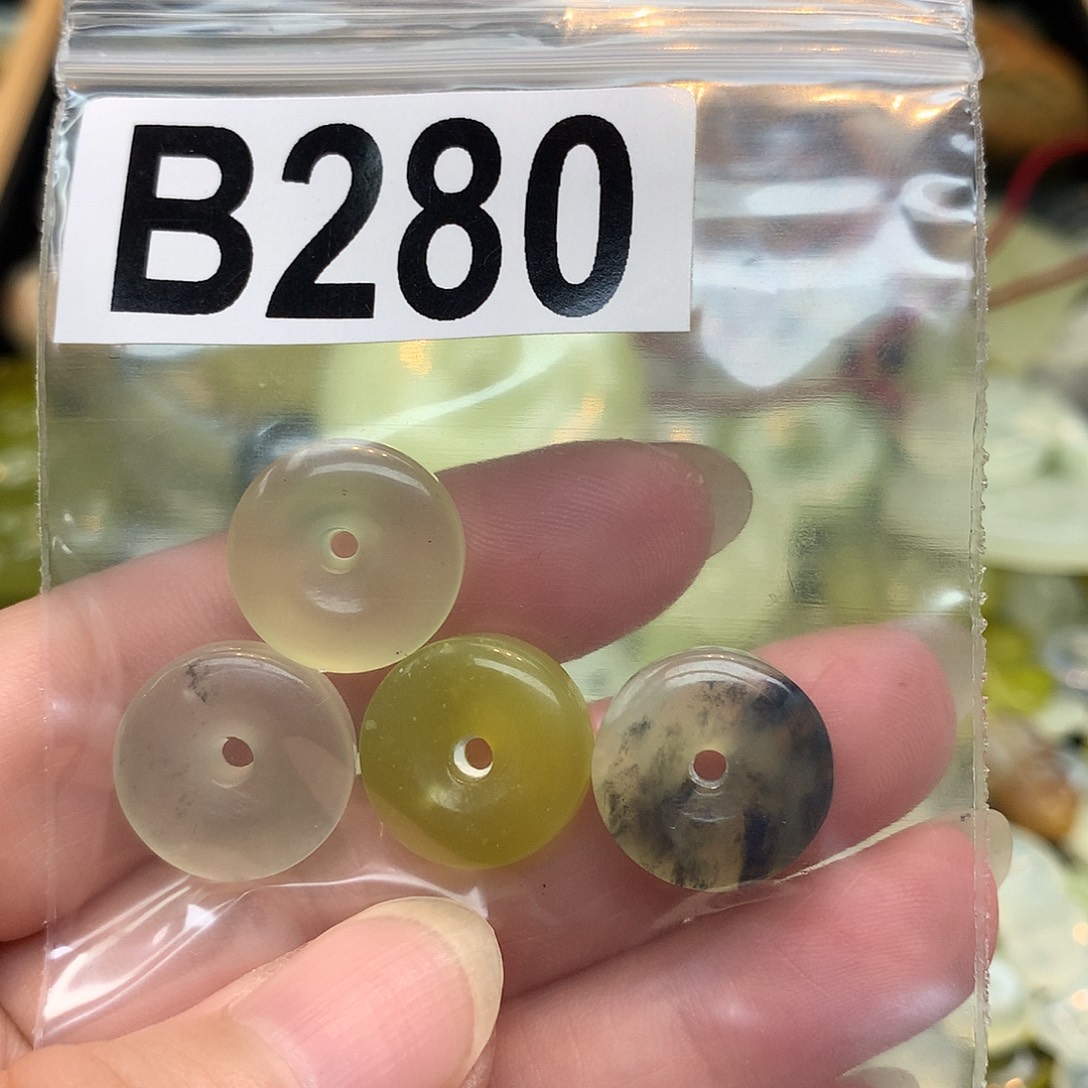 加***兄合金蛇纹石玉发饰