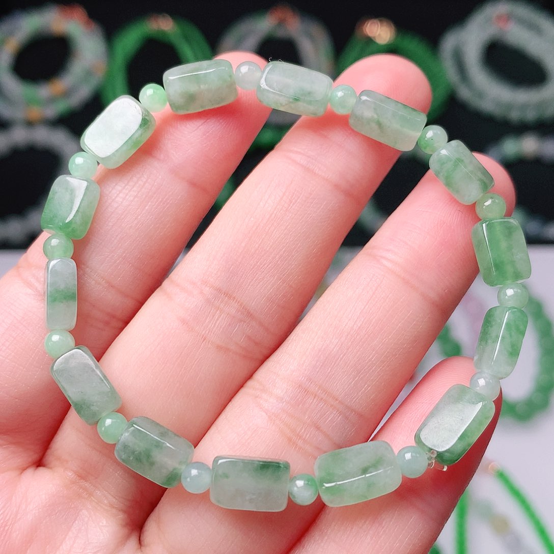 未镶嵌手链翡翠翡翠