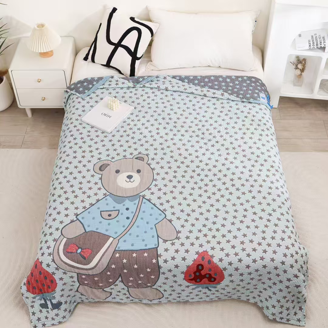【星星小熊】150*200空调被/夏凉被多功能空调四季通用亲肤被