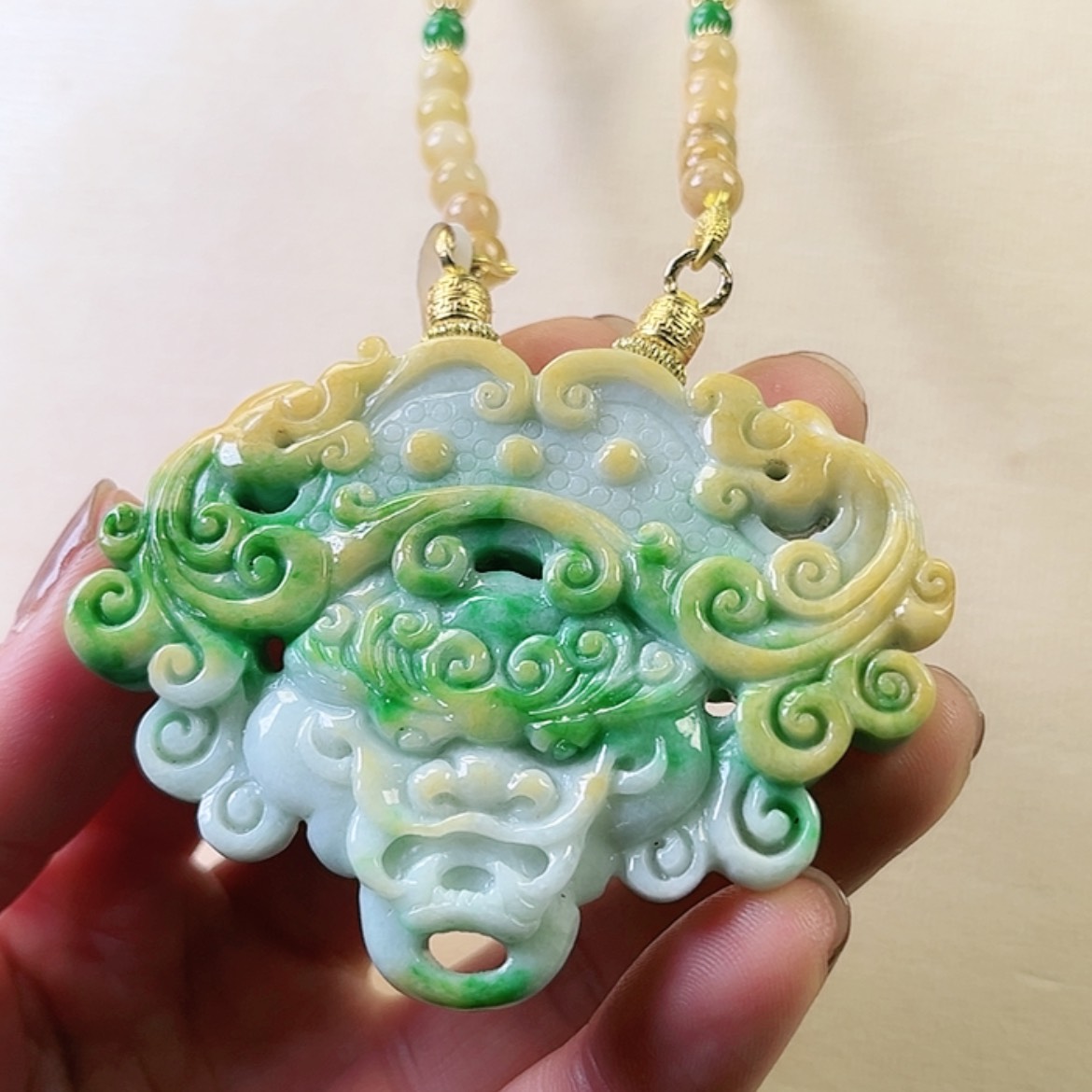 【闪购商品】翡翠颈饰未镶嵌挂件