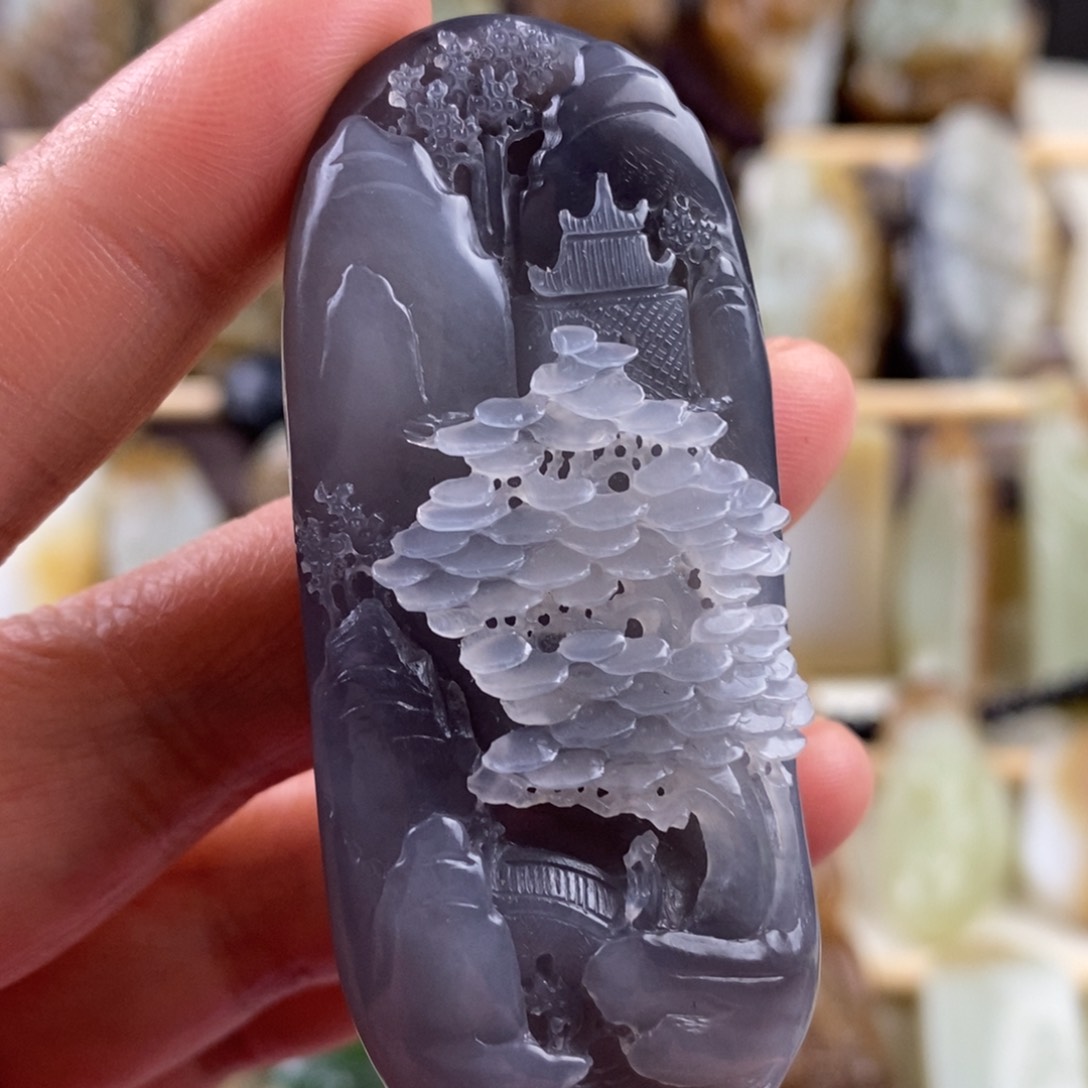 和田玉颈饰未镶嵌