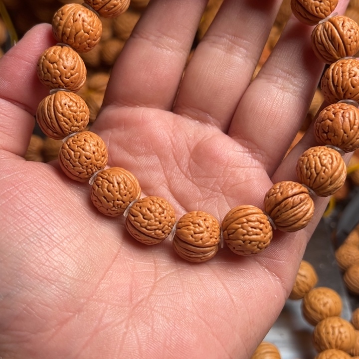 桃核手串乐**吖野生铁扇