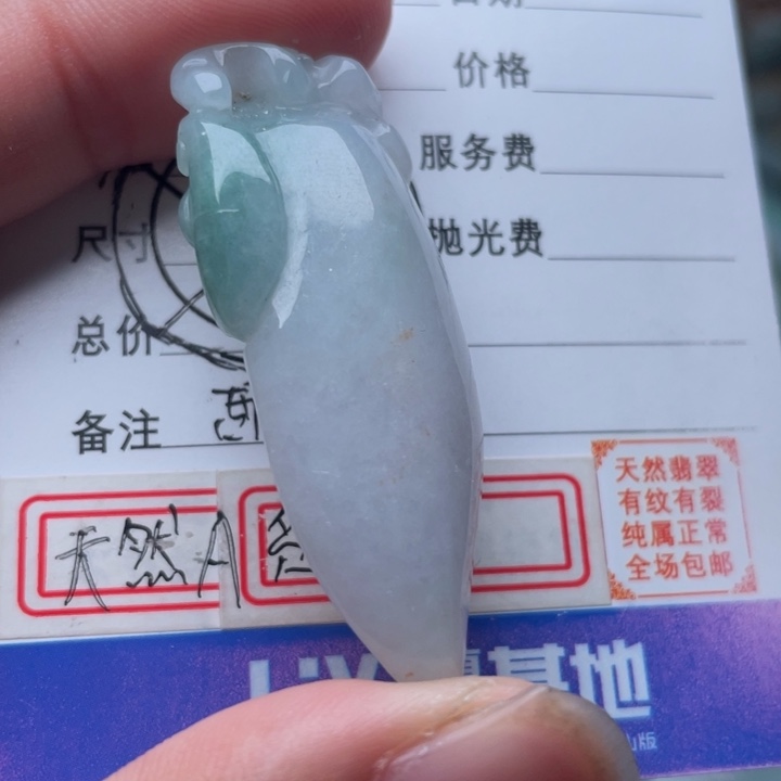 翡翠颈饰未镶嵌吊坠