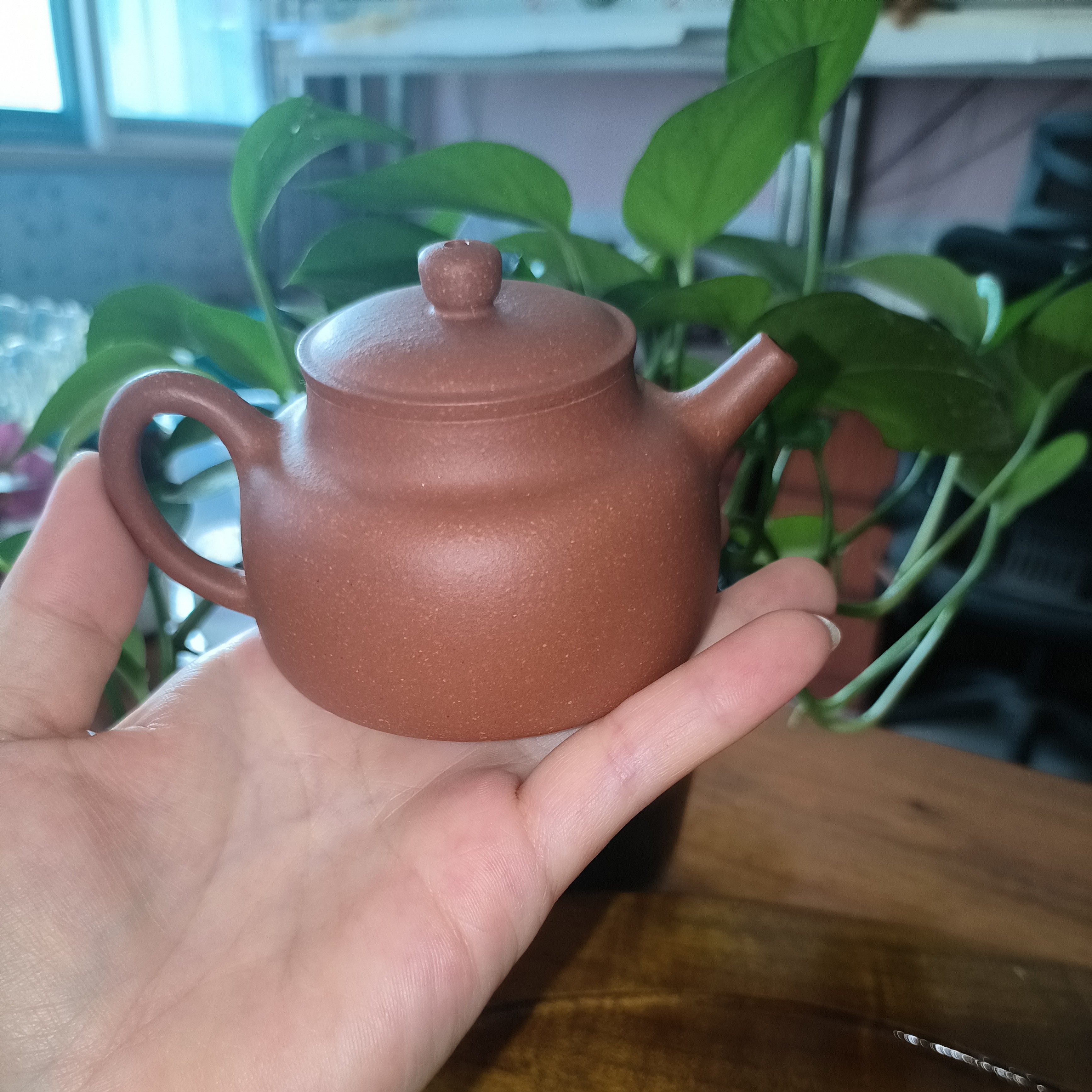 原矿紫砂，黄降坡言心150cc