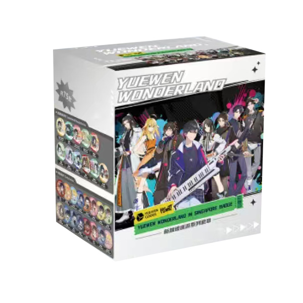 【大转盘】Hitcardx阅文好物-新加坡巡游系列徽章盲盒  静