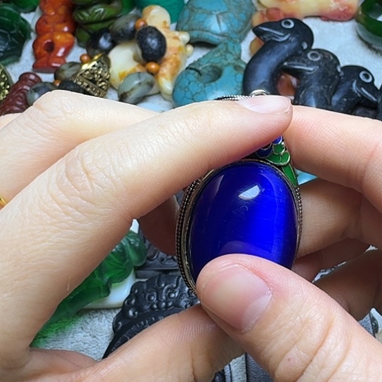 紫金钵盂菩提吊坠