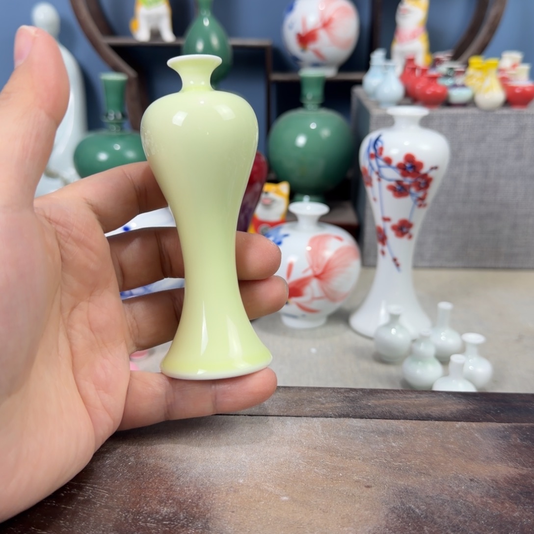 陶瓷手工小花器摆件