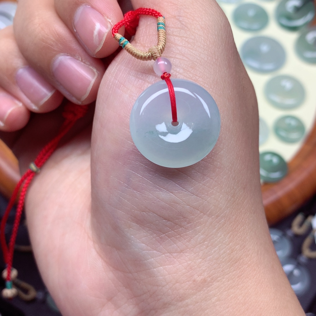 翡翠未镶嵌颈饰吊坠20.5/6.5mm