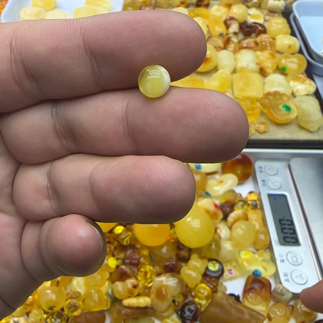 果***3琥珀未镶嵌裸石福利