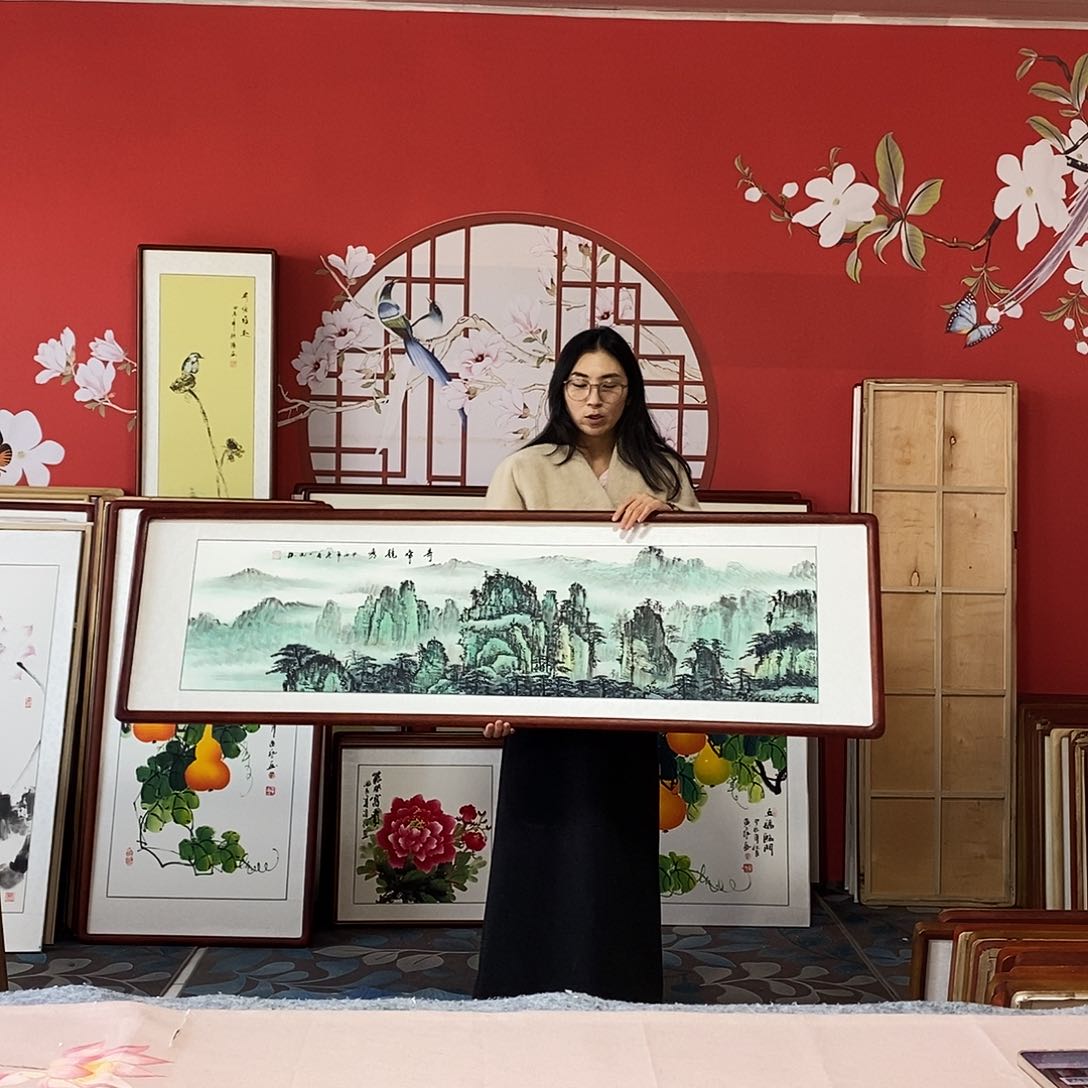 国画手写手绘47✖️162国画作品