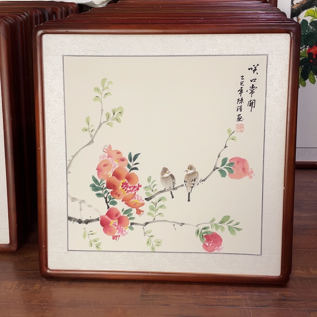 国画带框尺寸63*63厘米